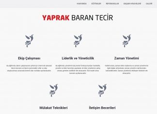 “Yaprak Baran Tecir” ile Yönetim, Kişisel Gelişim ve İK Eğitimleri